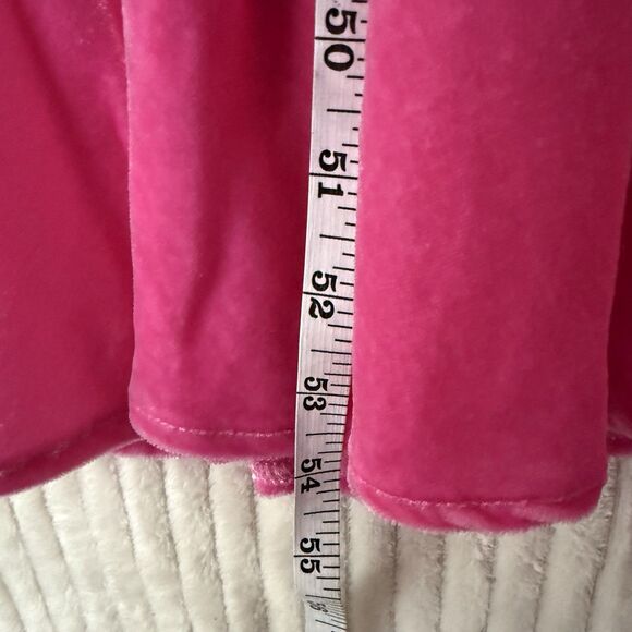 NWT Rhode Pink Ester V-Neck Puff Sleeve Velvet Dress in Jaipur Size 8 $565 - Picture 7 of 16